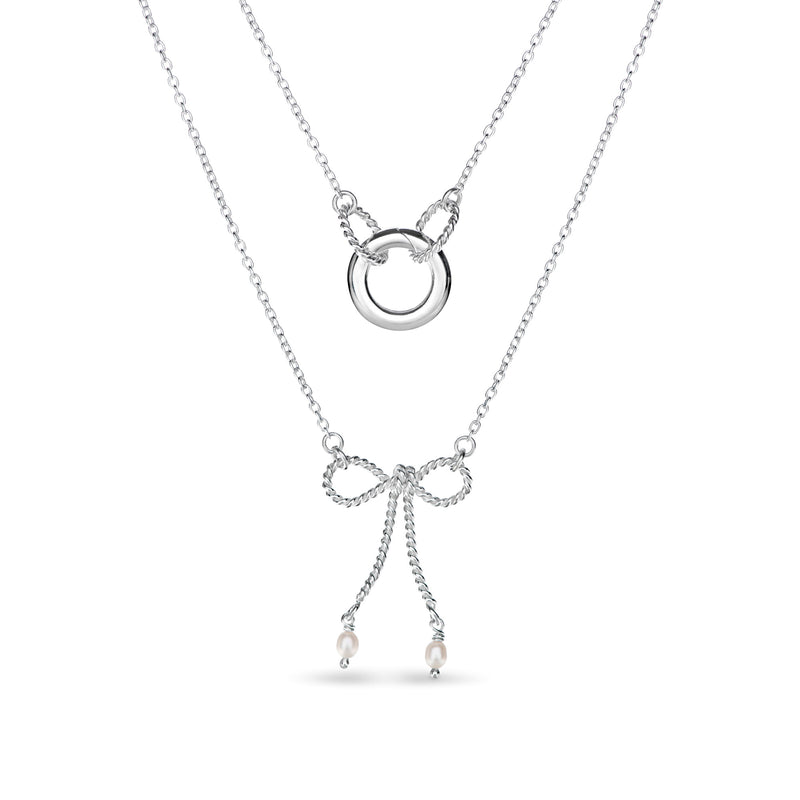 Bow Behind The Neck Pendant