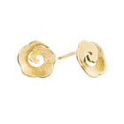 Rosette gold studs