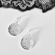 Lace Disc Earrings